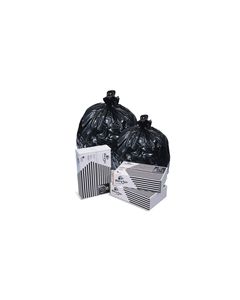 Pitt Plastics B72210XK BlackStar Black Garbage Bags - 20 x 21 - 7-10 Gallon Capacity - Light Duty - .35 Mil - 1000 per case - Coreless Rolls