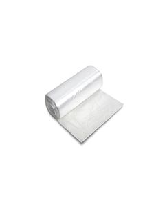 Chef Designed CL-2781 High-Density Mini-Roll Natural Can Liners - 38 x 58 - 55 Gallon Capacity - 13 Micron - 200 per case - Perforated Roll