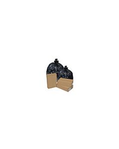 Pitt Plastics RP333915K 33 Gallon Re-Run 80% Recycled Content Low Density Garbage Bags - Black in Color - 33 x 39 - 1.35 Mil - 150 per case - Flat Pack