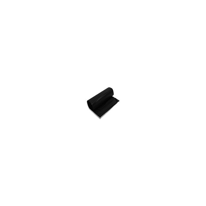 Chef Designed CL-2750 High-Density Mini-Roll Black Trash Bags - 30 x 37 - 20-30 Gallon Capacity - 12 Micron - 500 per case - Perforated Roll
