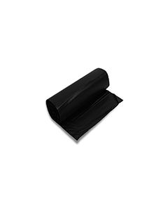 Janisan HDR3340-16-BLK High-Density Mini-Roll Black Trash Bags - 33 x 40 - 33 Gallon Capacity - 16 Micron - 250 per case - Perforated Roll